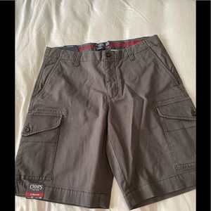 Chaps Stretch Canvas Mens Cargo Shorts NWT